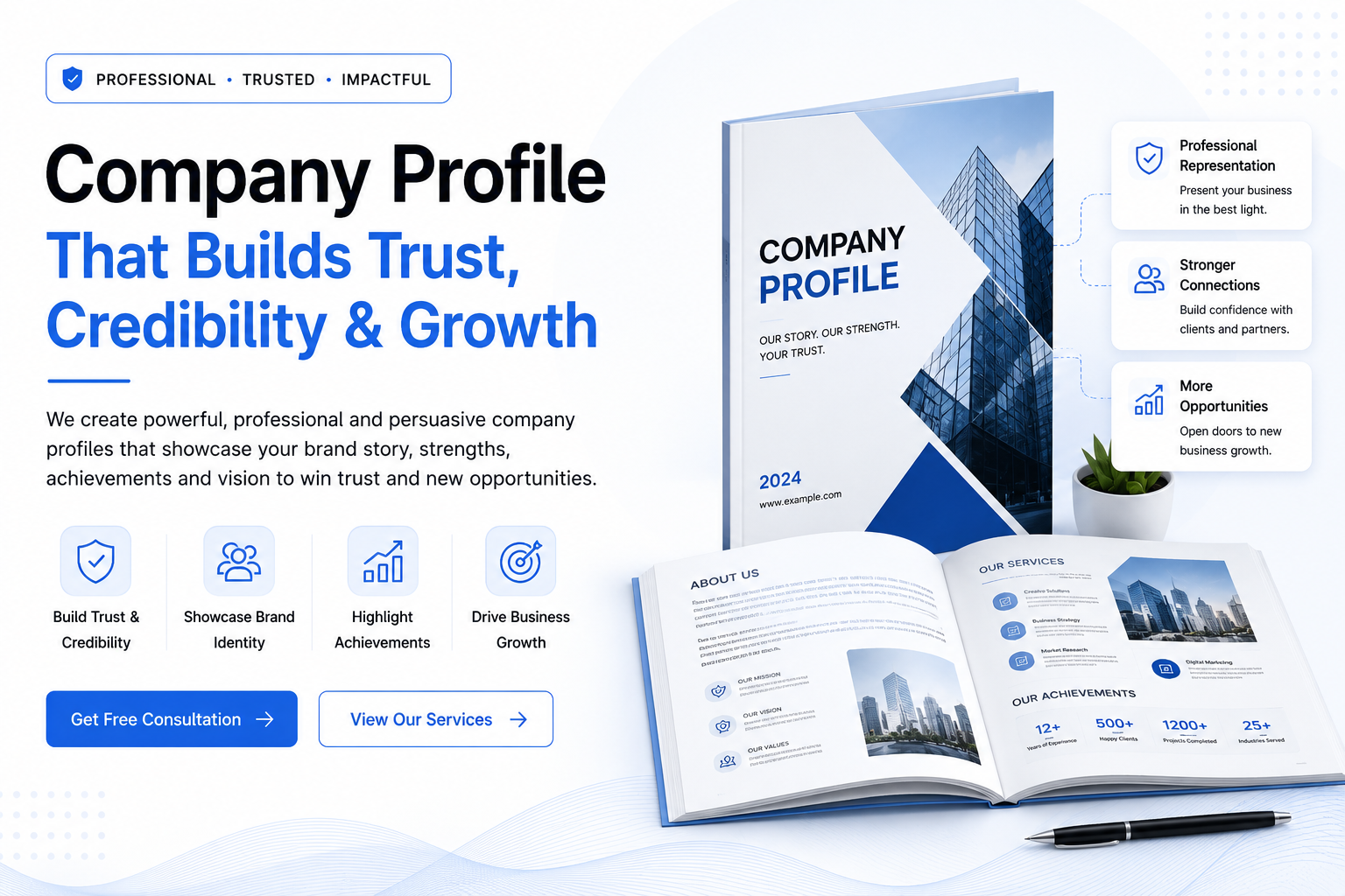 Professional Company Profile Design Services